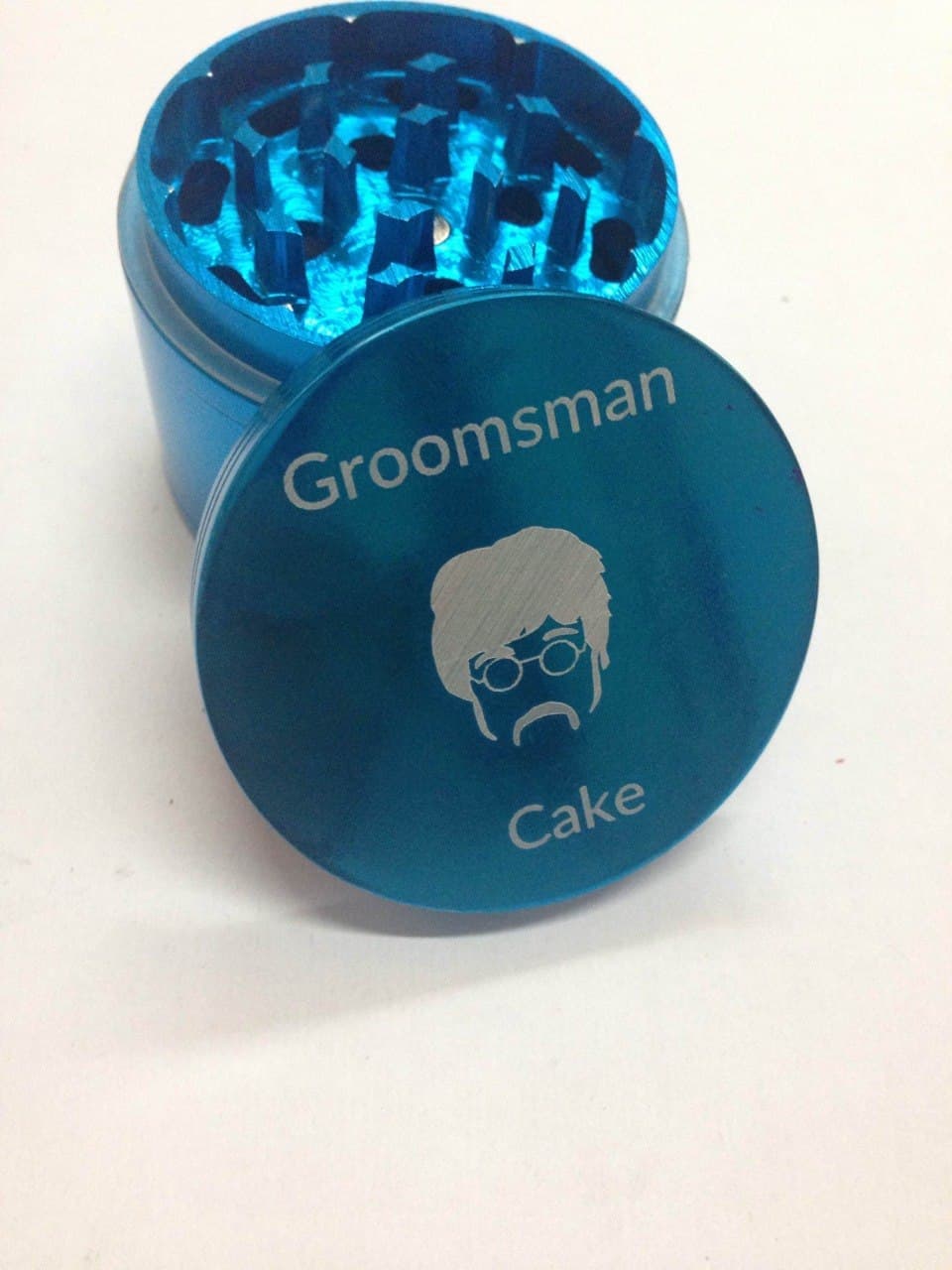 One wedding, nine custom grinders: from the groomsmen to the Father of the Bride