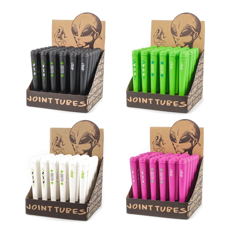 Custom branded airtight joint tubes with silk-screened artwork
